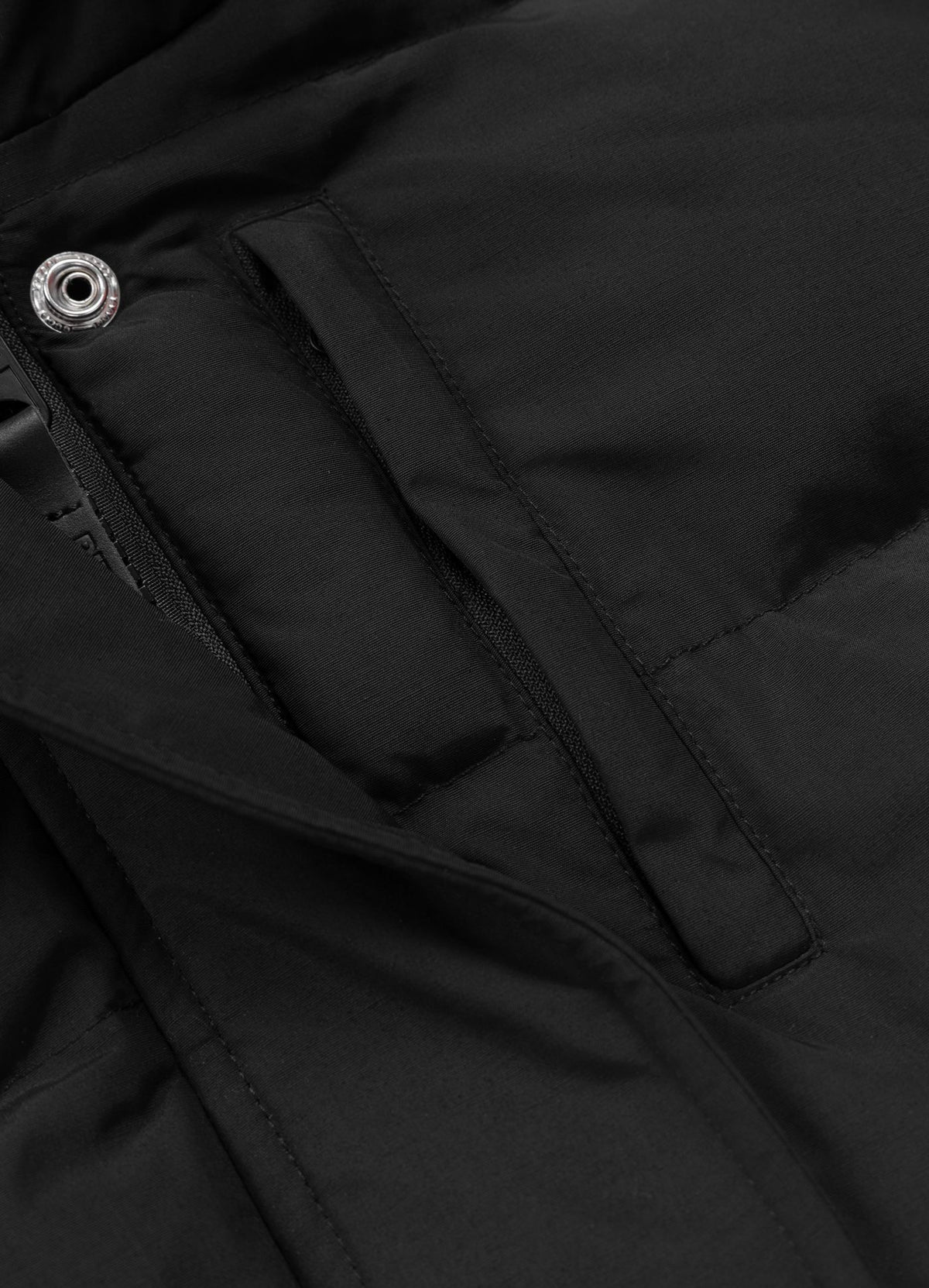 Quilted winter jacket with hood AZALEA